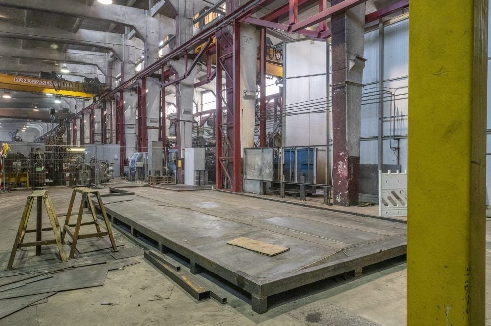 Hier wird in wenigen Wochen eine neue Druckgussmaschine ihren Platz finden.