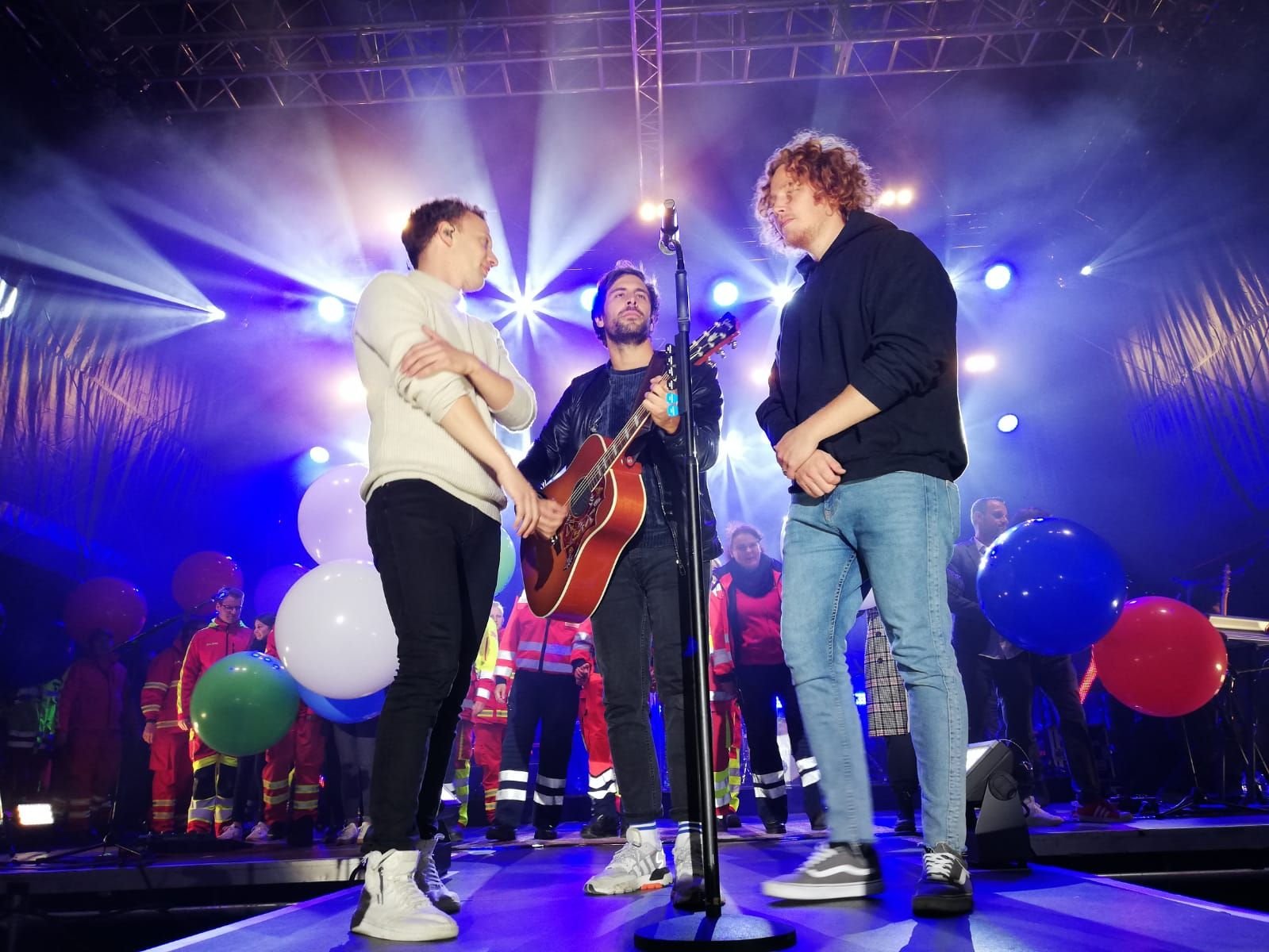 Joris, Max Giesinger, Michael Schulte bei #HalleZusammen