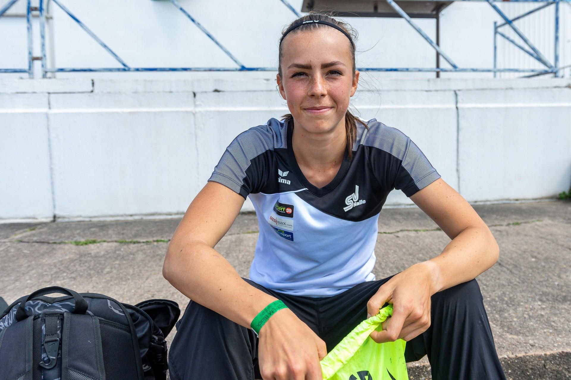 Halles Siebenkämpferin Lucie Kienast hat die 6000-Punkte-Marke geknackt.