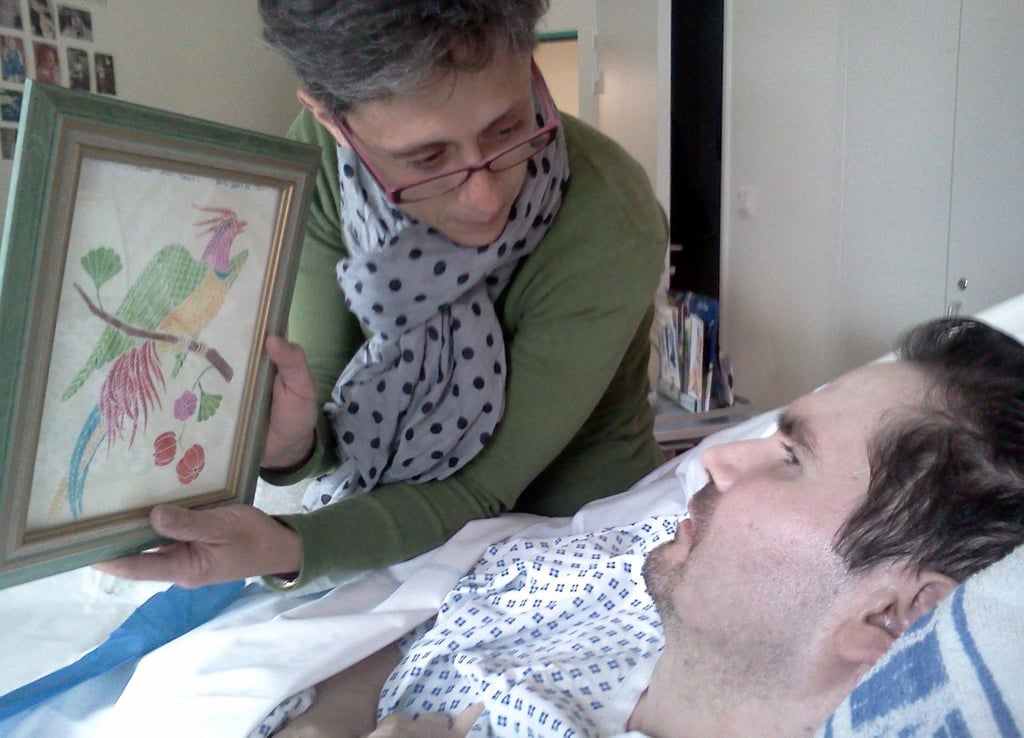 Vincent Lambert und seine Mutter