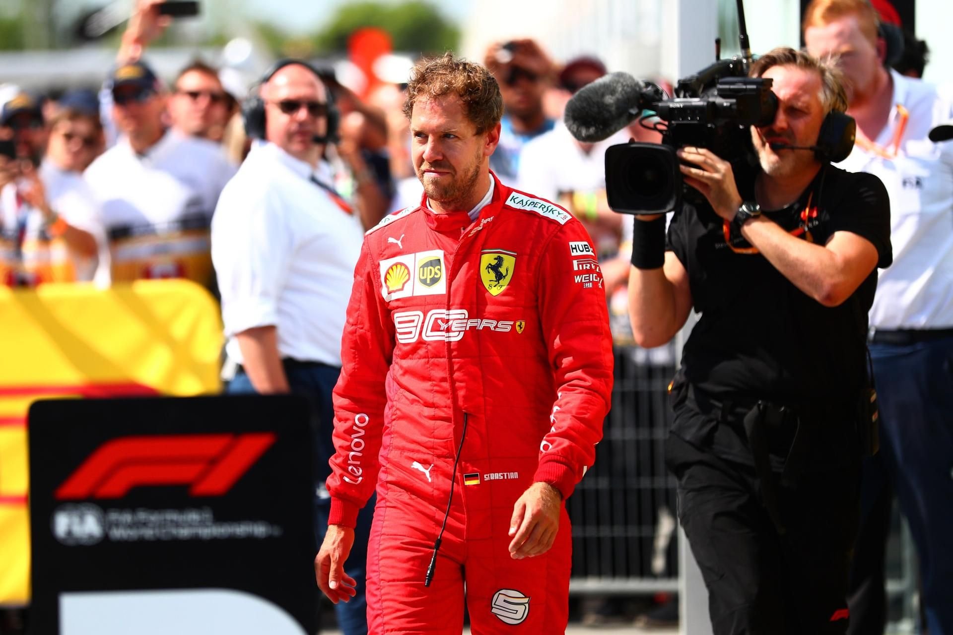 Sebastian Vettel nach dem Rennen in Kananda