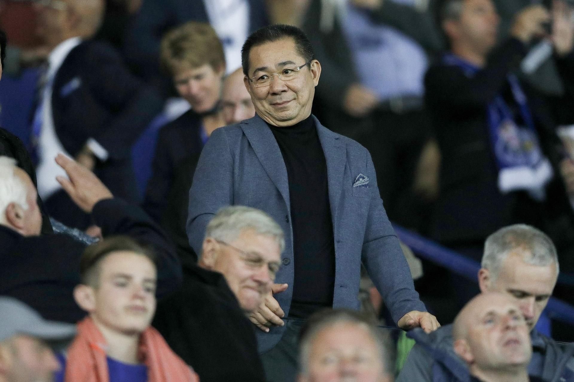 Klubbchef Vichai Srivaddhanaprabha saß im abgestürzten Helikopter.