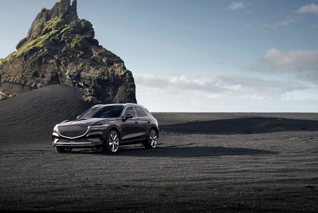 Neues Modell aus Korea: Neben dem SUV GV70 (Bild) bringt Genesis auch die Limousine G70 für die Mittelklasse auf den Markt.