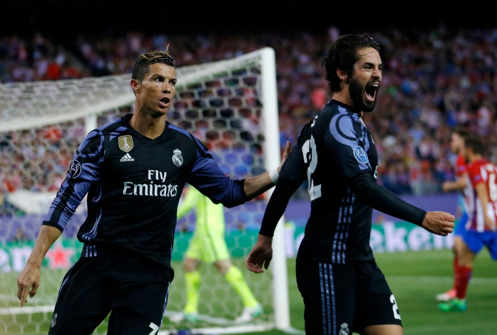 Torschütze Isco und Cristiano Ronaldo.