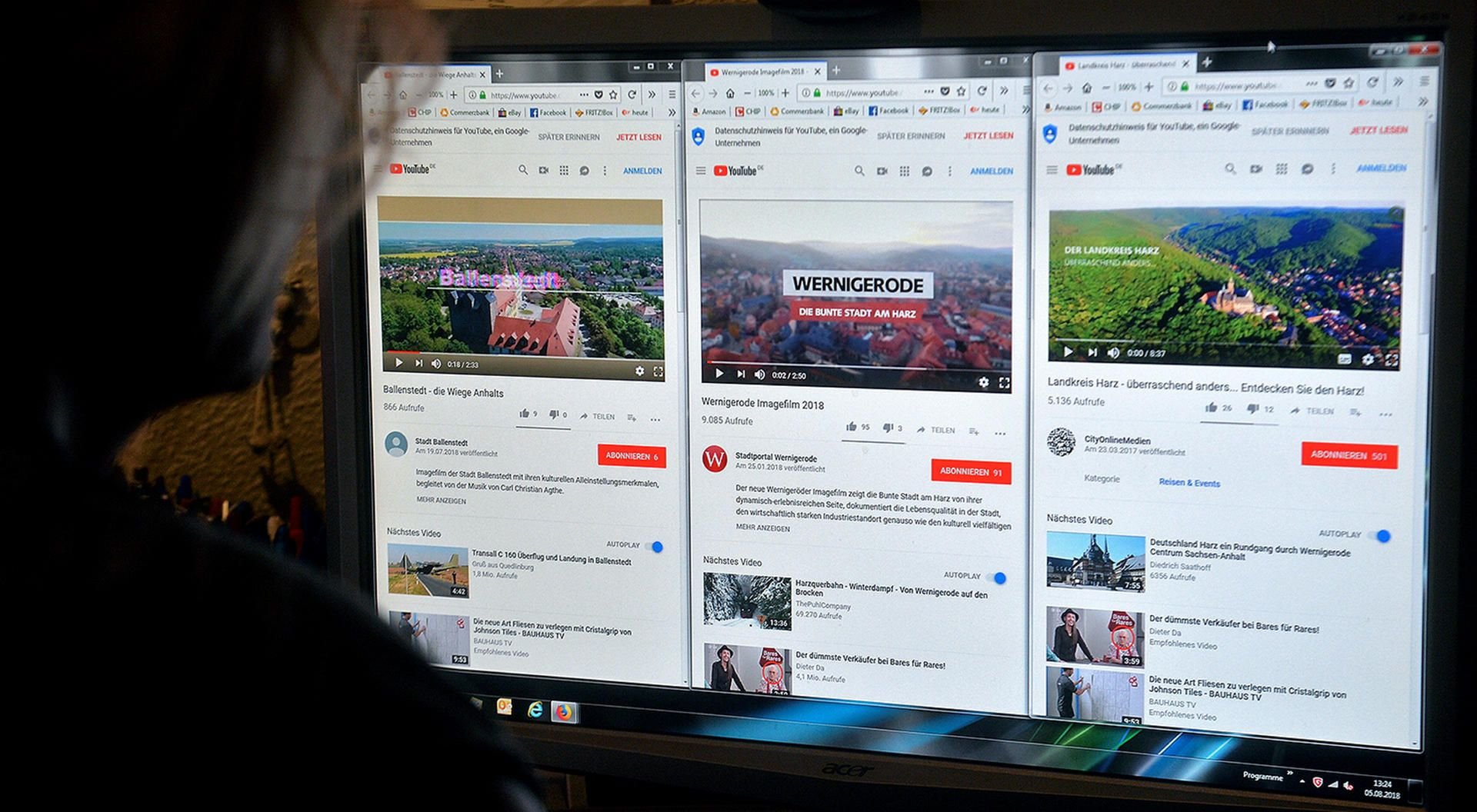 Ballenstedt, Wernigerode und der Landkreis Harz haben bereits Imagefilme.