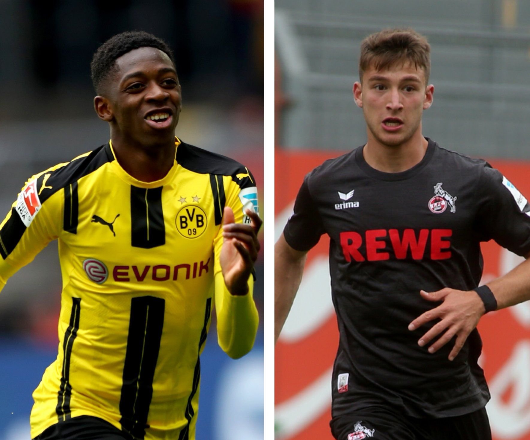 Ousmane Dembélé und Salih Özcan (r.) gehören zu den größten Talenten in der Bundesliga.