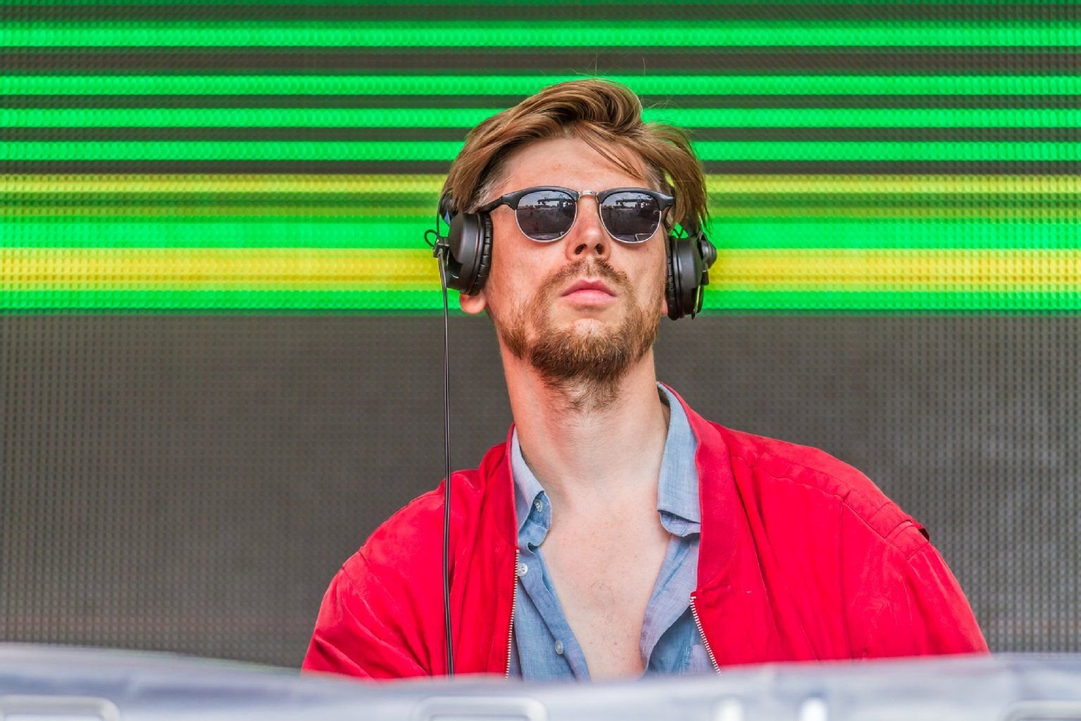 „Good Guy Mikesh“ aka Michael Scheidt am Sonnabend auf der Big Wheel Stage
