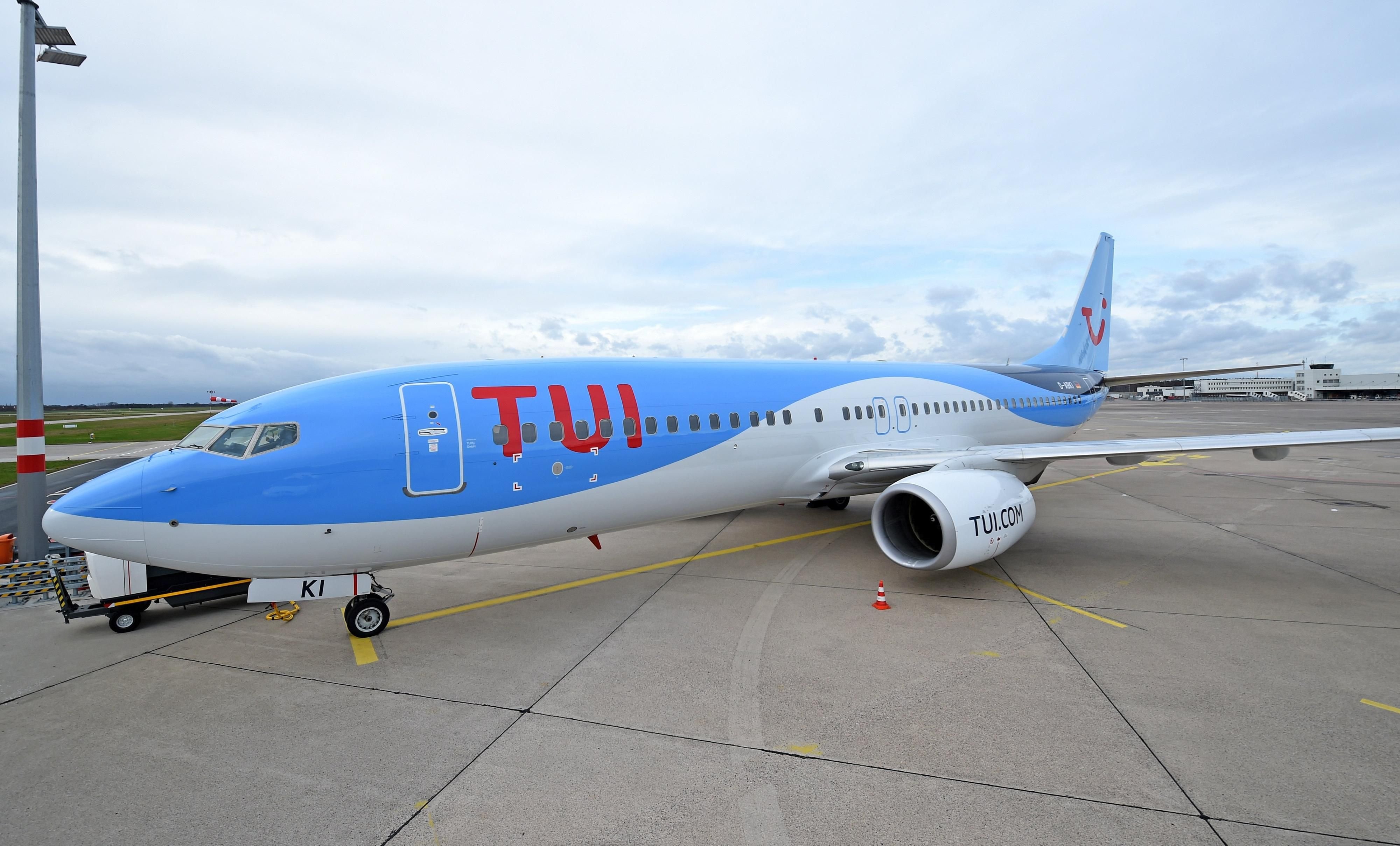 Eine Boeing 737-800 von Tuifly. Symbolbild.