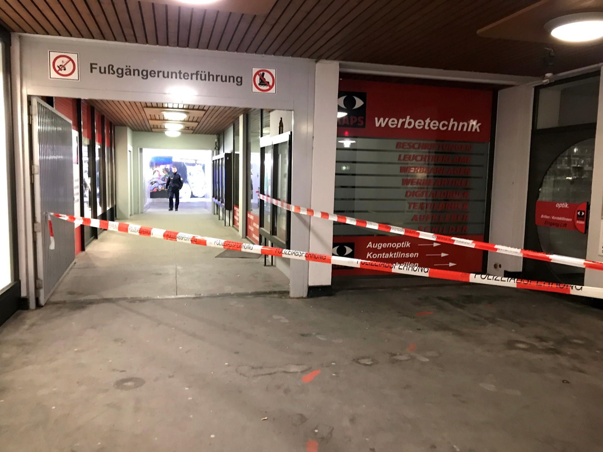In dieser Passage in Passau kam es zu dem tödlichen Zwischenfall.