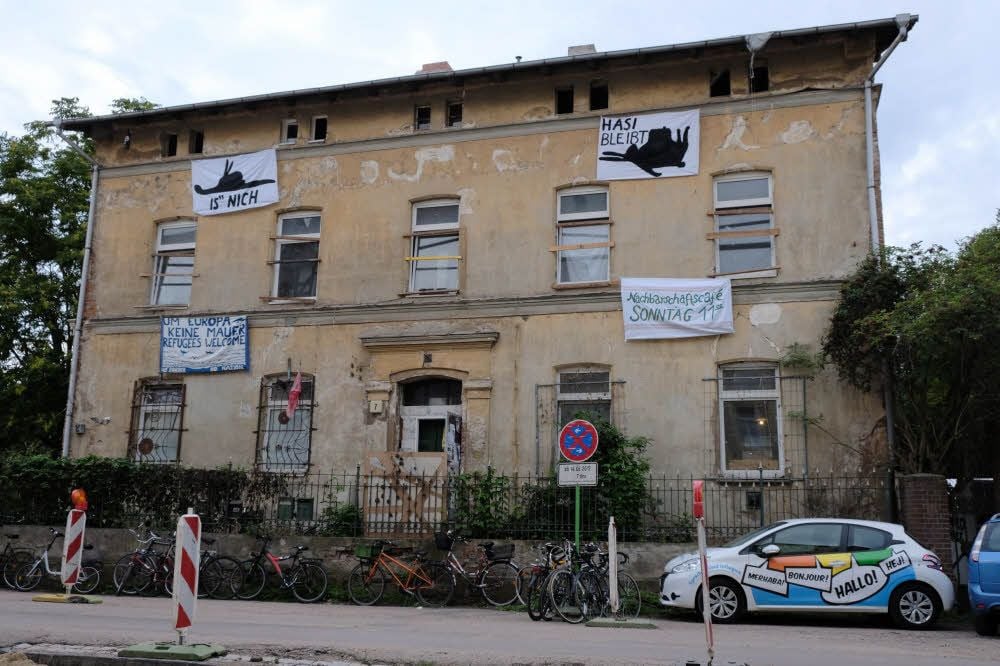 „Hasi“ - das besetzte Haus in der Hafenstraße.