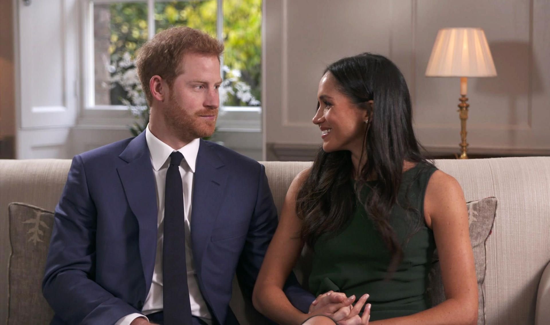 Prinz Harry und Meghan Markle beim Interview