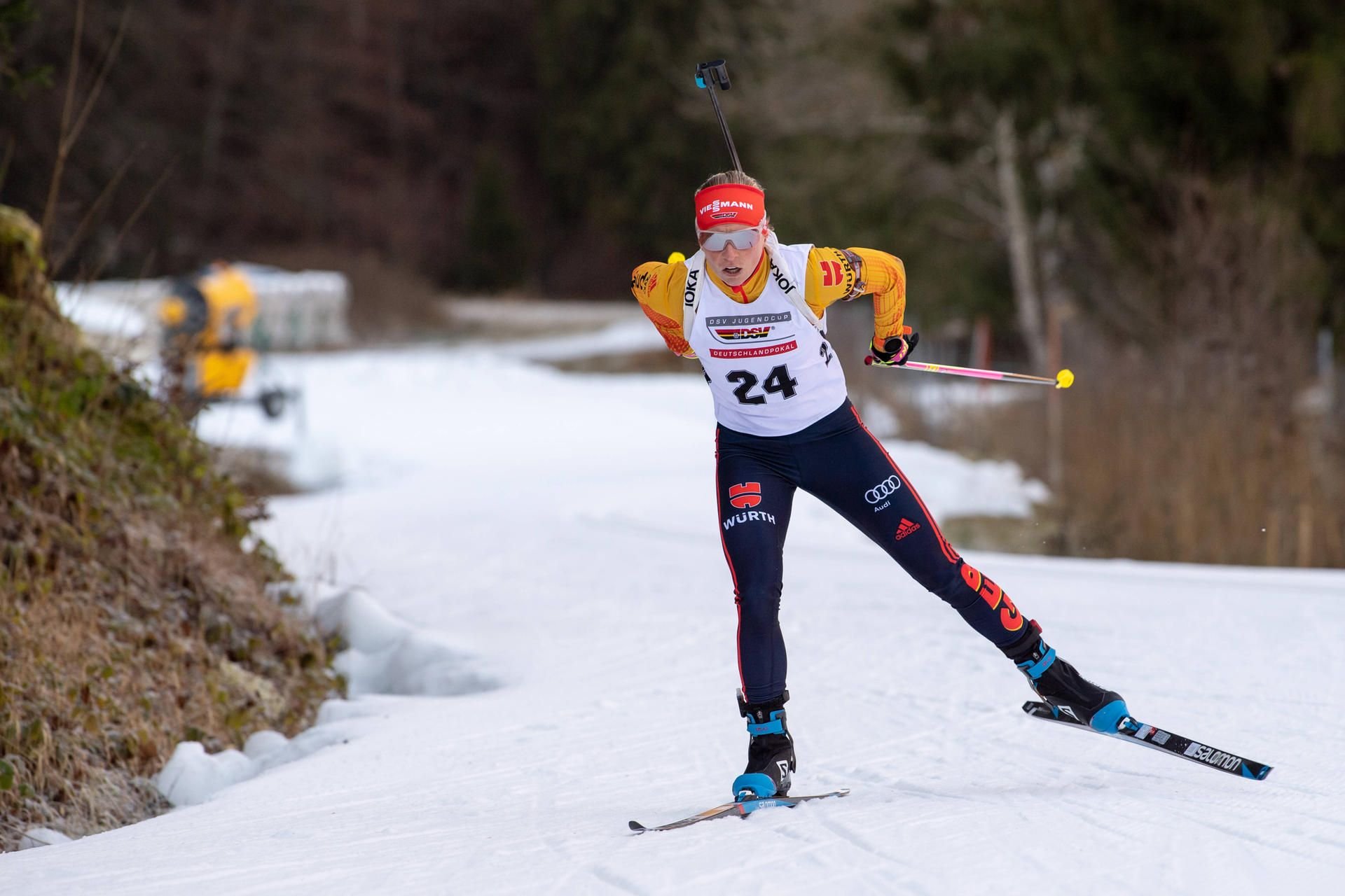 Franziska Hildebrand aus Köthen konnte beim IBU-Cup in Arber keine Top-Leistung bringen. (Archivbild)