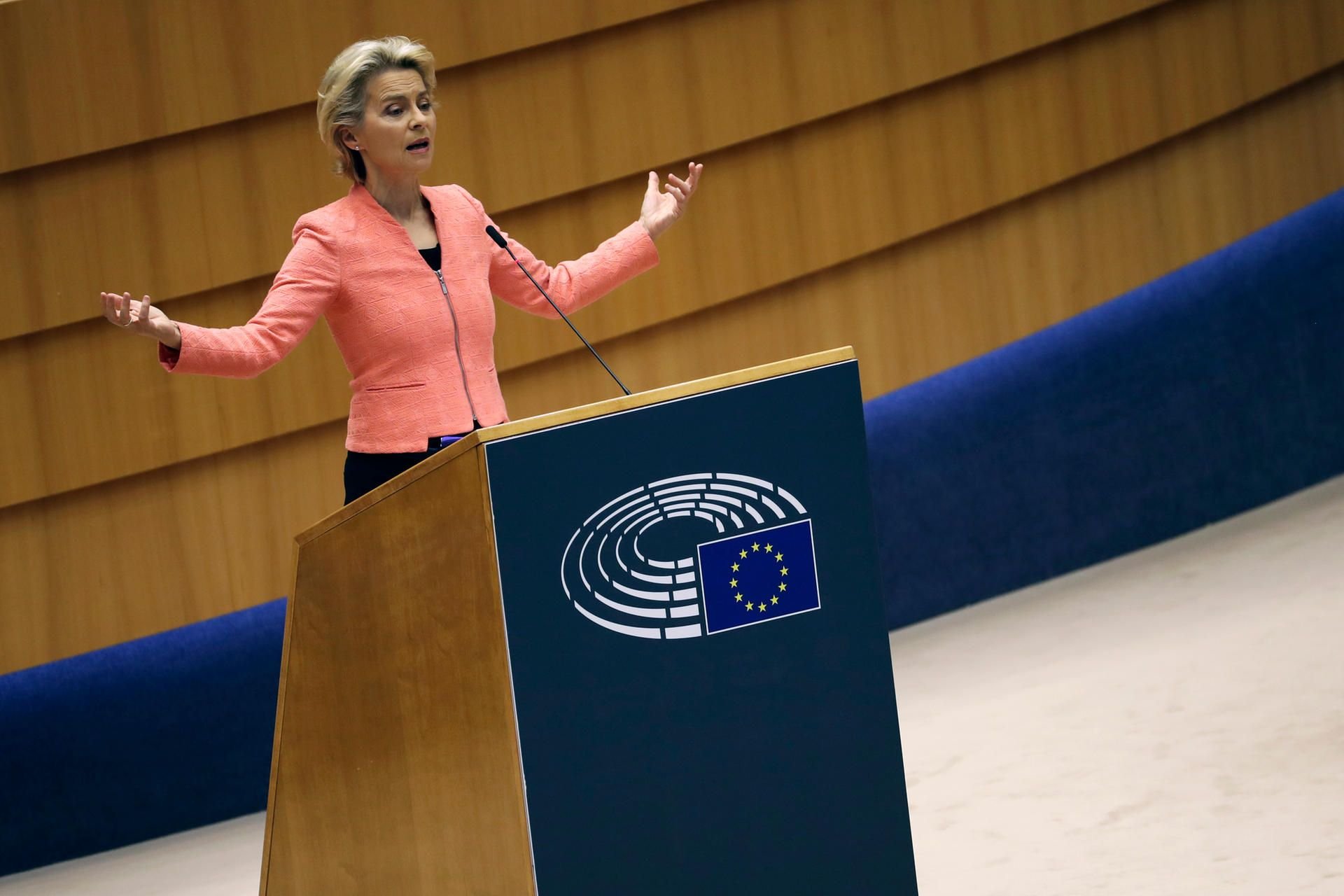 Ursula von der Leyen im EU-Parlament