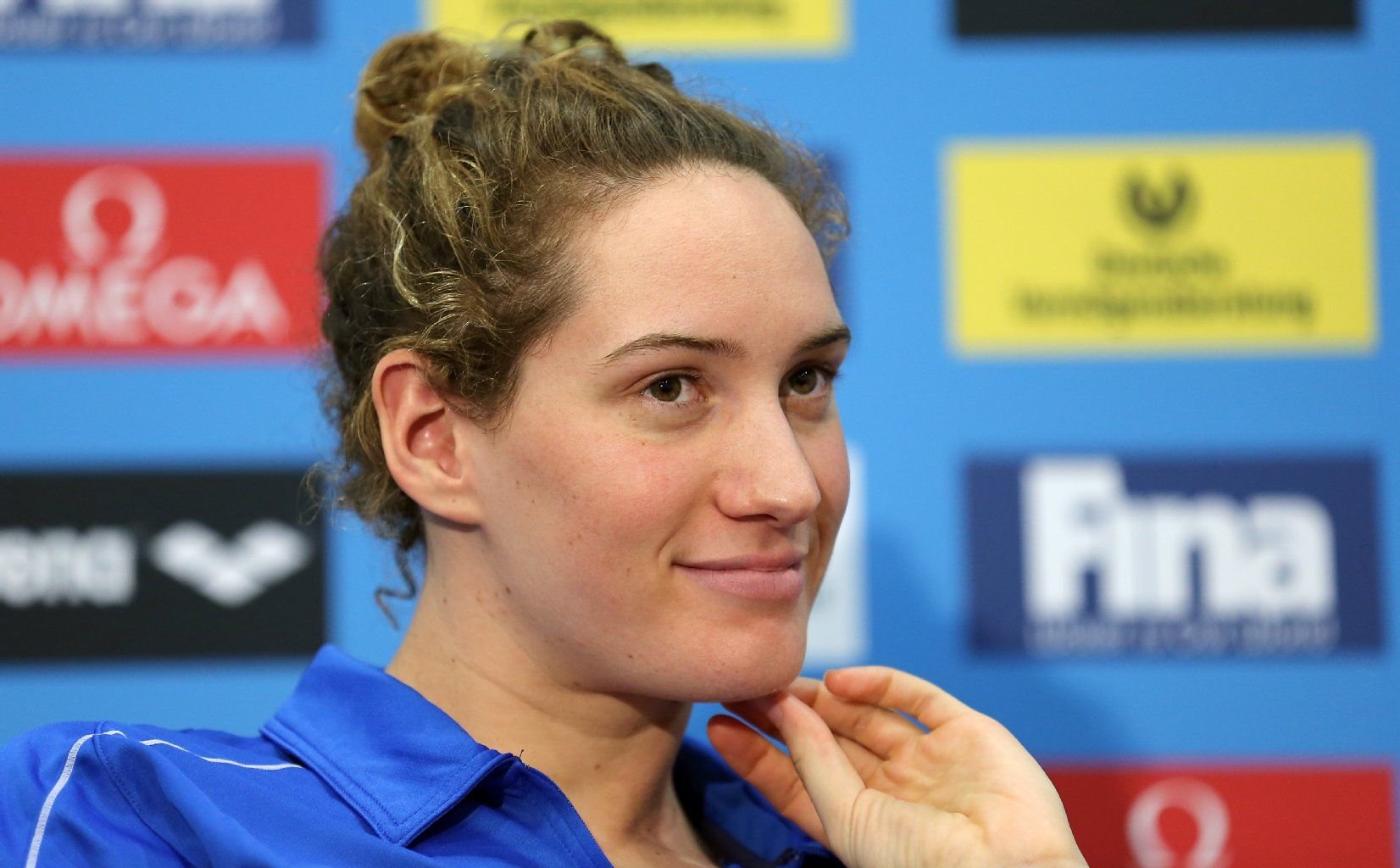 Die französische Olympiasiegerin Camille Muffat