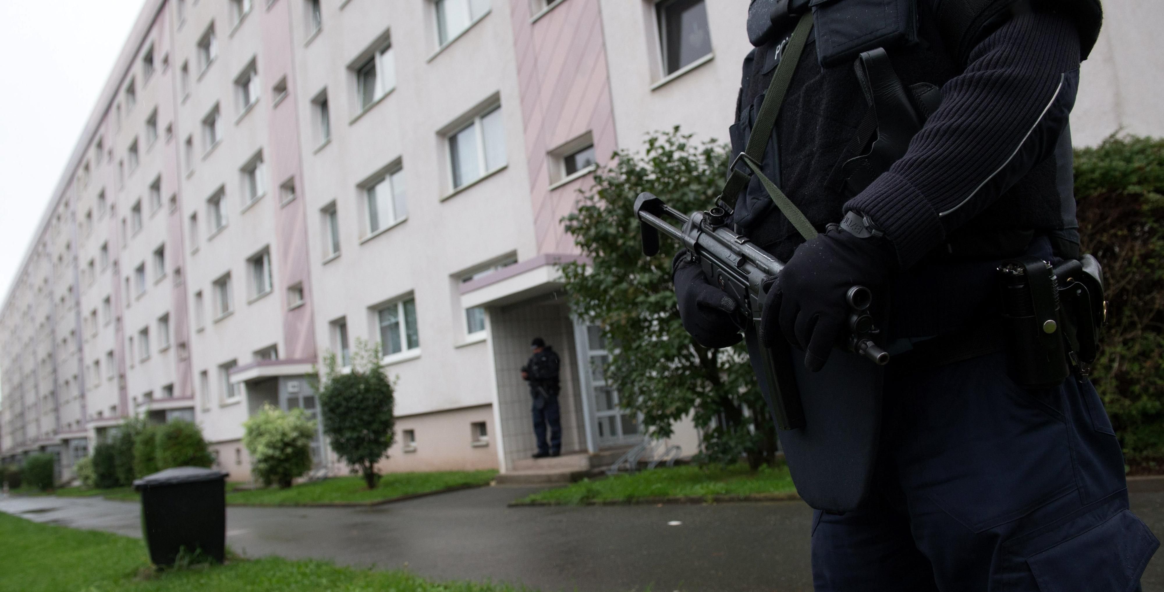 In diesem Wohnhaus hatte der mutmaßliche Terrorist Albakr unbehelligt ein Kilo Sprengstoff versteckt.