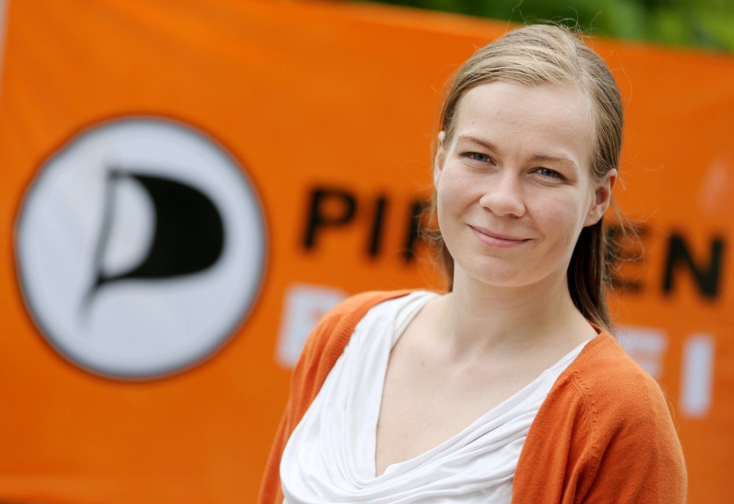Anne Funke, die neue Vorsitzende der Piratenpartei Sachsen-Anhalts