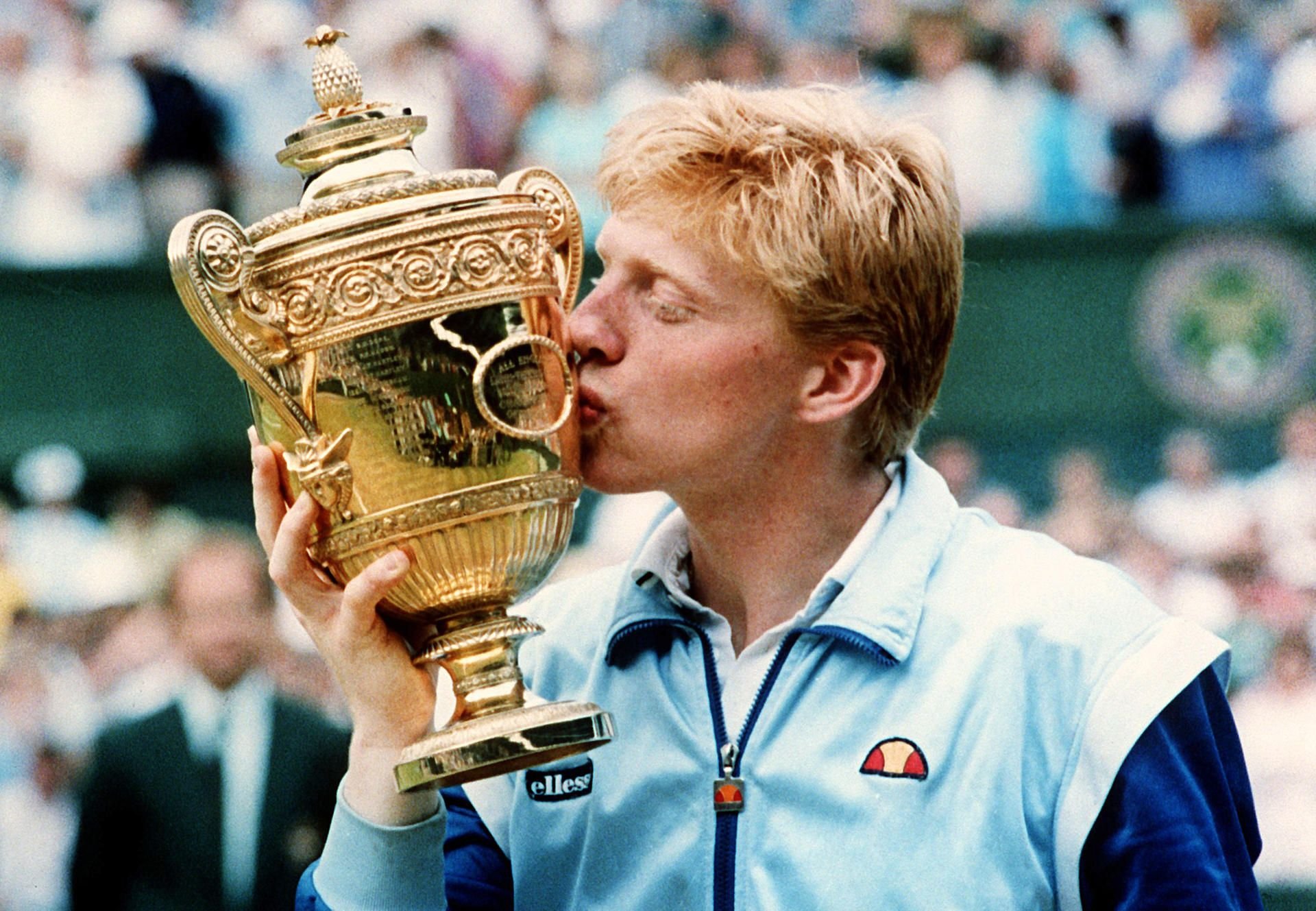 Boris Becker 1986 in Wimbledon