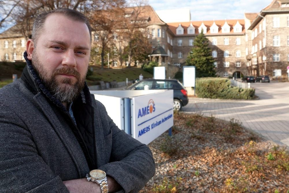 Thomas Wiele liegt im Streit mit dem Ameos-Klinikum in Aschersleben