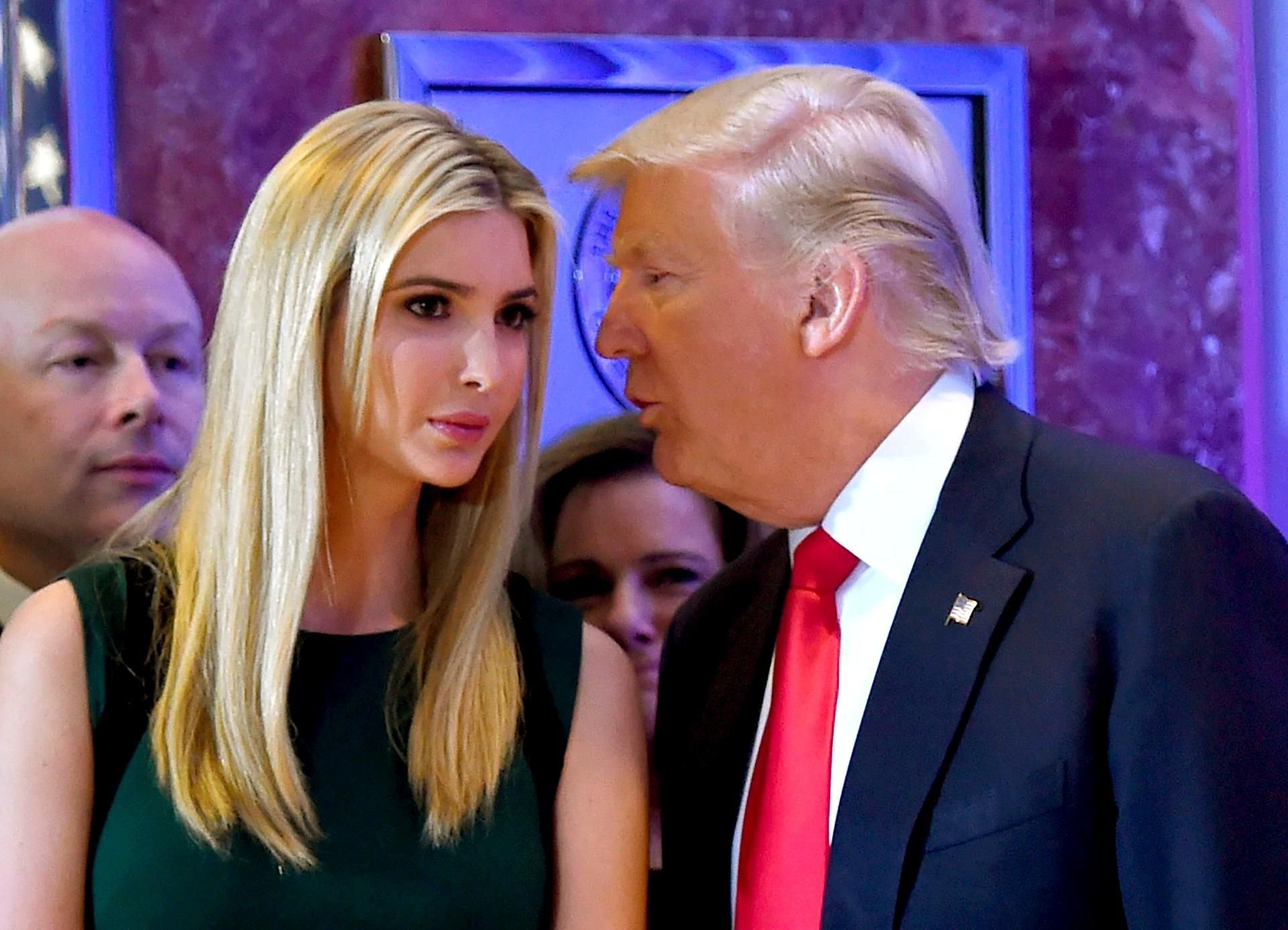 Ivanka Trump und ihr Vater Donald Trump.