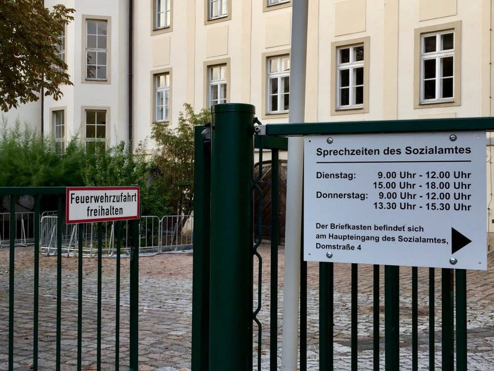 Im Sozialamt musste die Polizei 2016 viermal bei Zwischenfällen einschreiten.