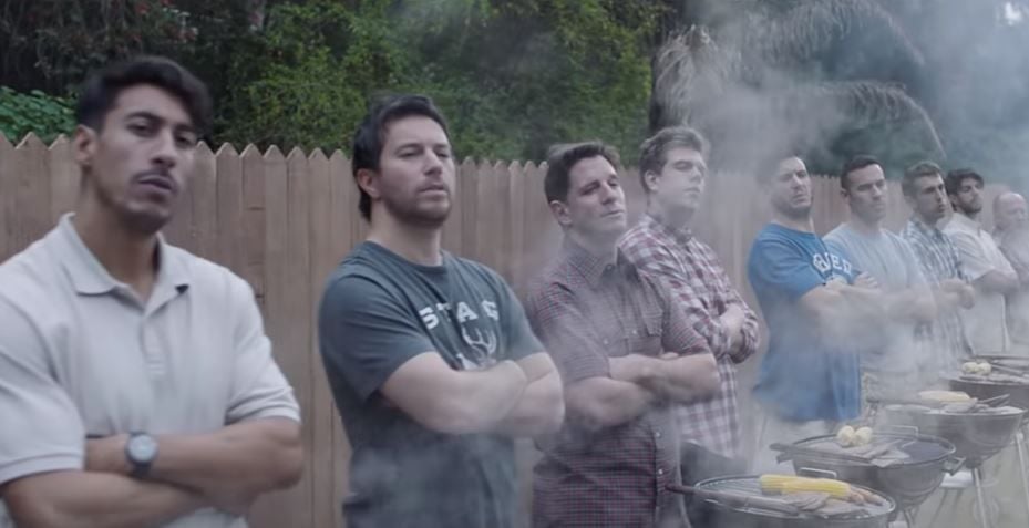 Eine Szene aus dem Gillette-Werbefilm „We Believe: The Best Men Can Be“.