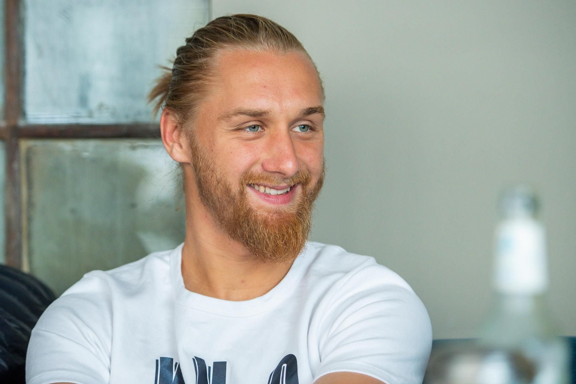 Ex-HFC-Profi Björn Jopek, hier 2019 bei einem Interview-Termin mit der MZ.