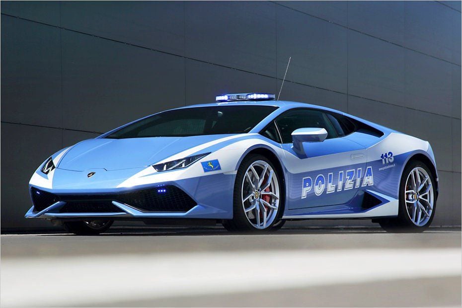 Der Lamborghini Huracán lässt Verbrechern in Italien kaum eine Fluchtchance.