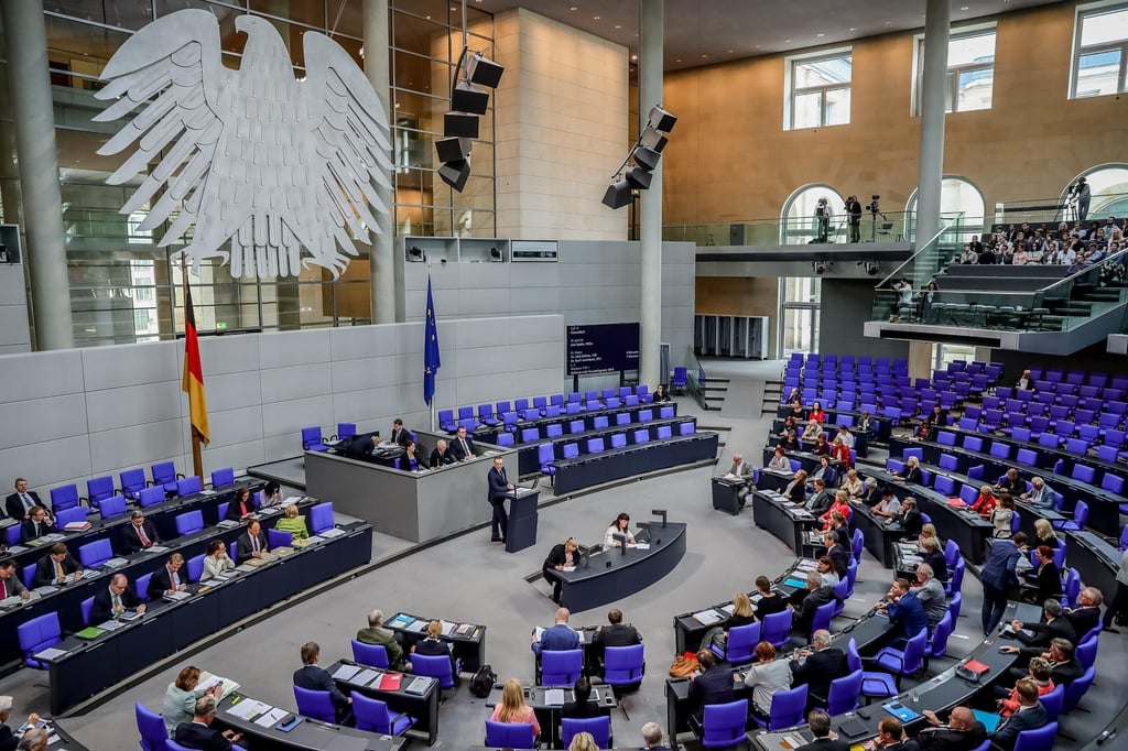Blick in den Bundestag.