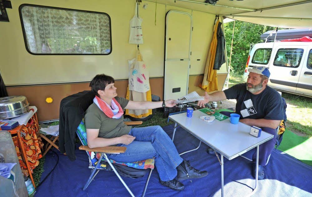 Theo Schwerin und seine Ehefrau sind seit 2007 bei den IFA-Campingfreunden. Er organisiert die regelmäßigen Treffen.