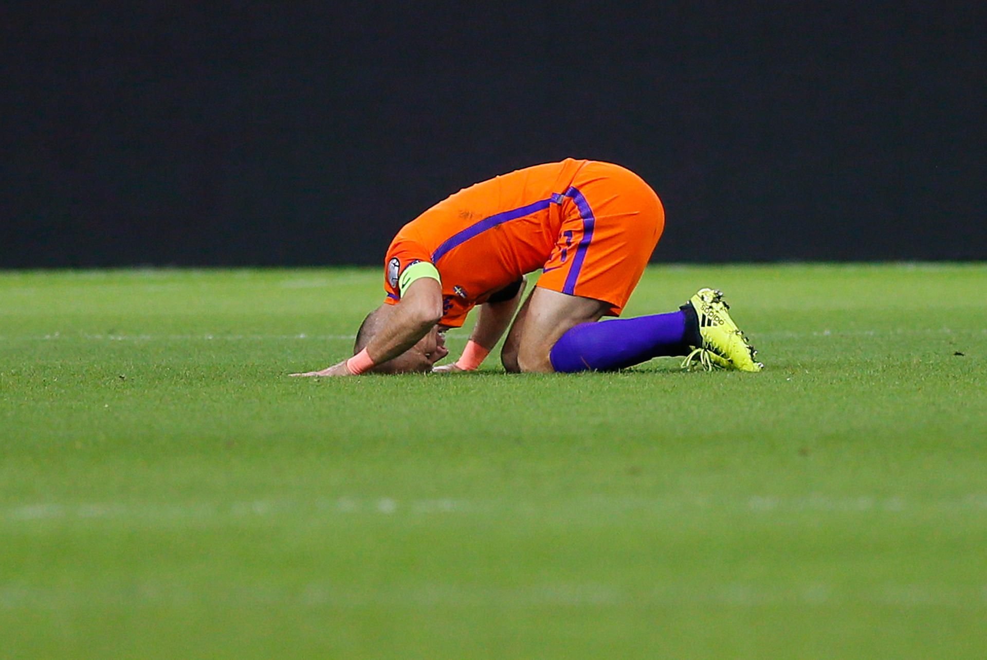 Arjen Robben ist mit Holland in der WM-Qualifikation kläglich gescheitert.