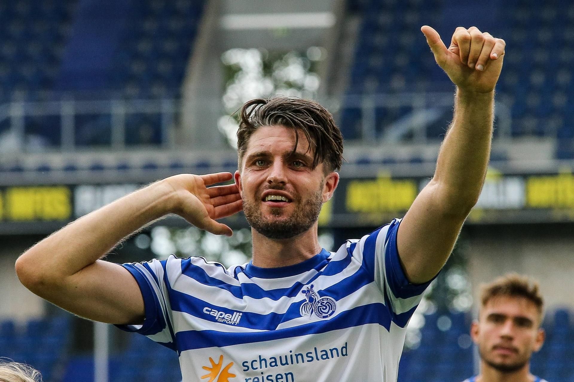 Moritz Stoppelkamp prägt das Spiel des MSV Duisburg und gehört zu den besten Spielern in der 3. Liga.