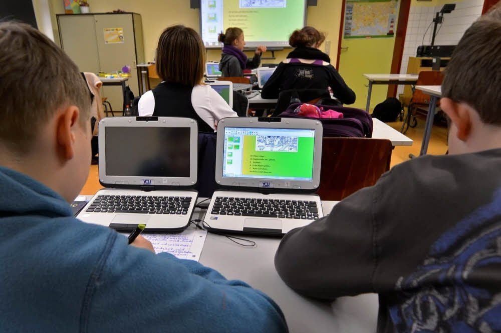 Die Laptops werden an der Sekundarschule in Nachterstedt nach wie vor nur selten genutzt.