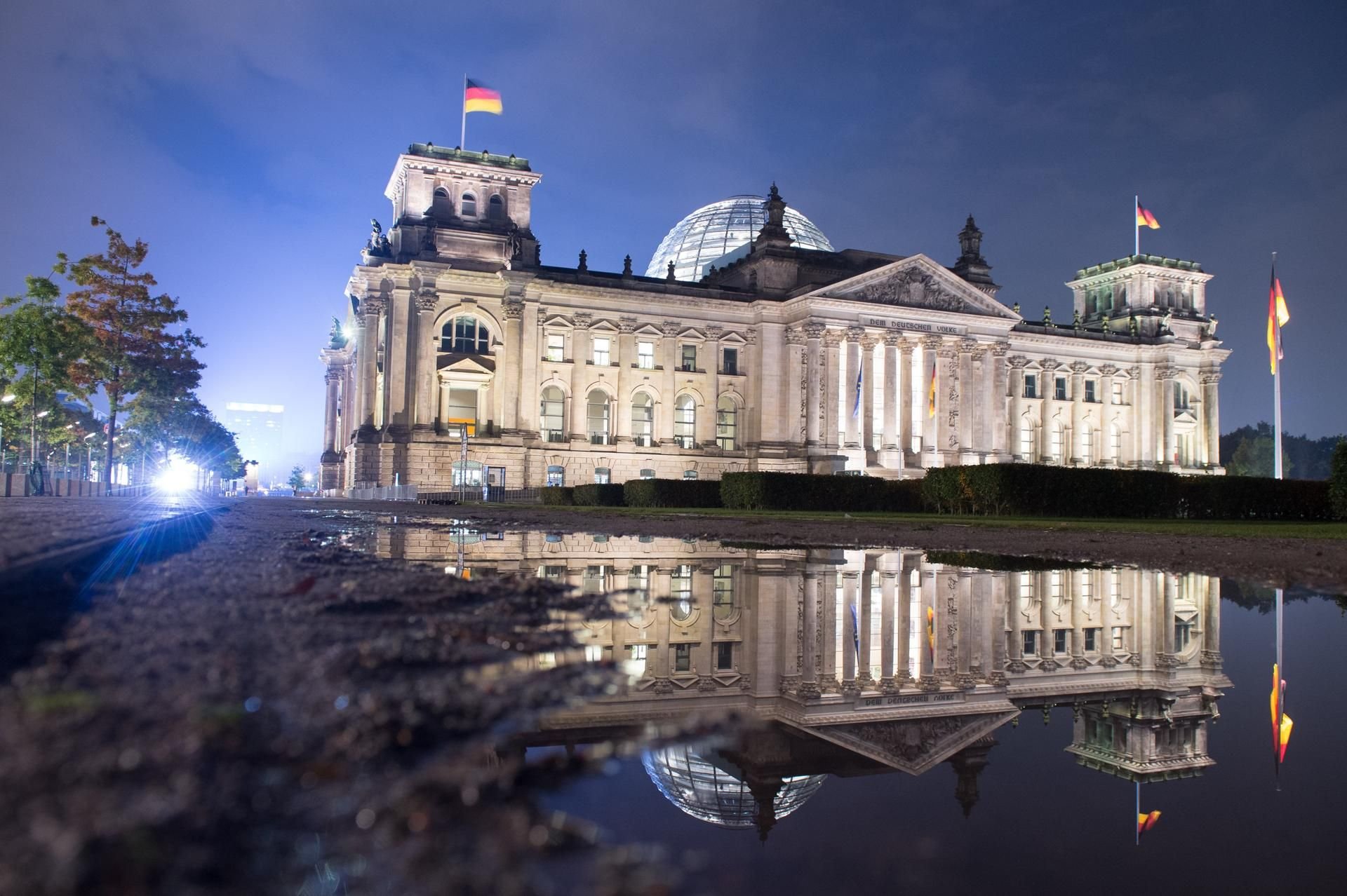Der Reichstag in Berlin, Sitz des Bundestages
