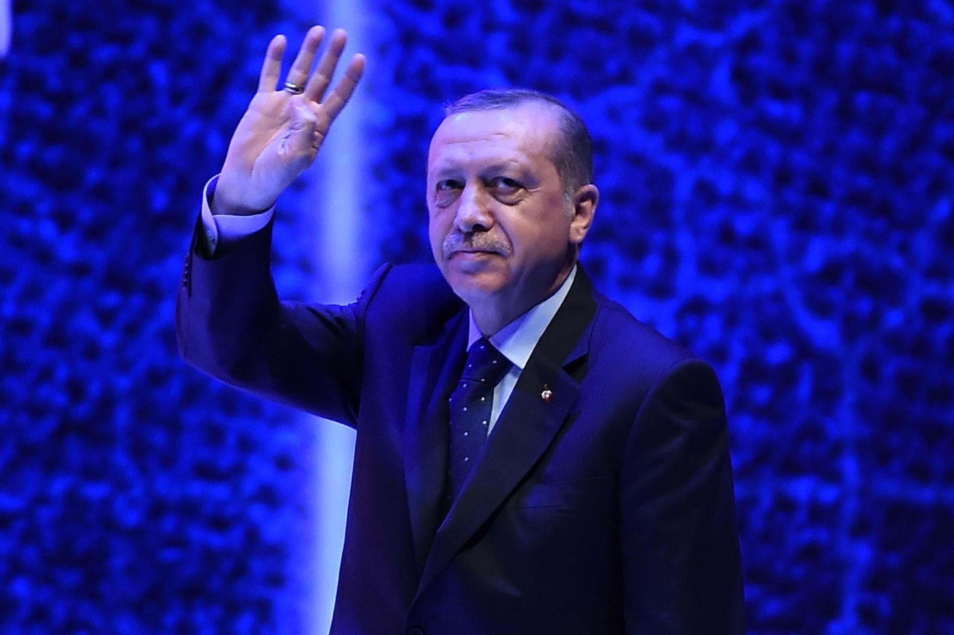 Recep Tayyip Erdogan am Sonntag in Istanbul