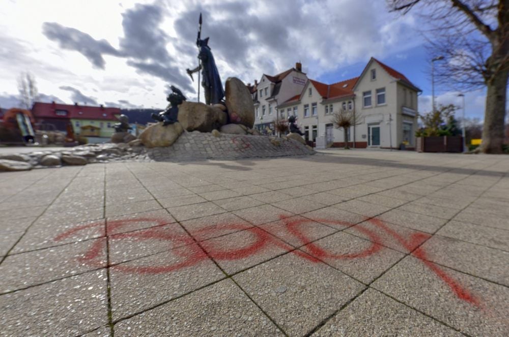 In Thale gibt es kein Kommissariat der Polizei mehr. Die Stadt setzt auf einen privaten Sicherheitsdienst, der etwa Vandalismus vorbeugen soll.