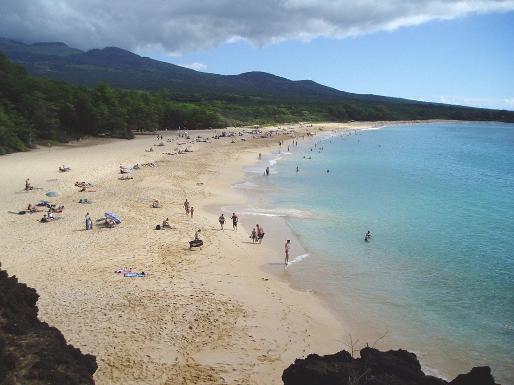 Die weißen Strände von Maui, Hawaii.
