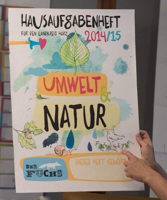 Titelblatt des Hausaufgabenheftes