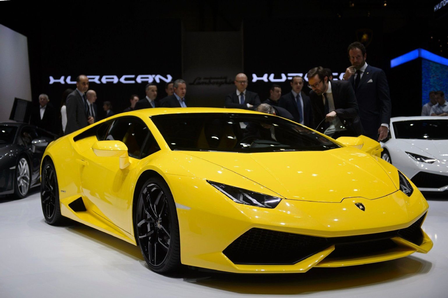 Kommt auf 610 PS: Der neue Lamborghini Huracan beerbt den erfolgreichen Gallardo. Seine Premiere hat der Sportwagen auf dem Genfer Automobilsalon.