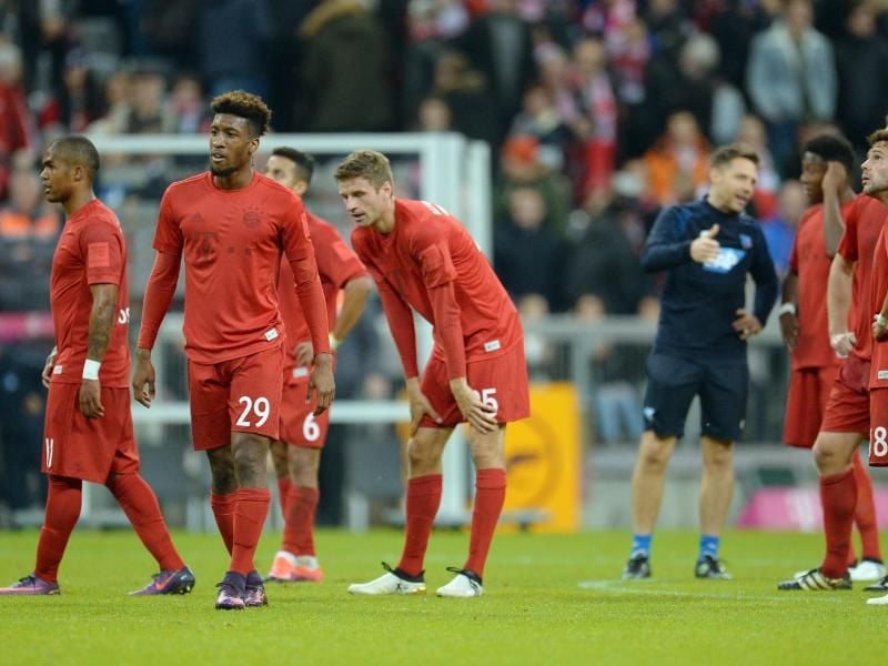 Bei Thomas Müller (M) läuft es bisher nicht richtig rund.