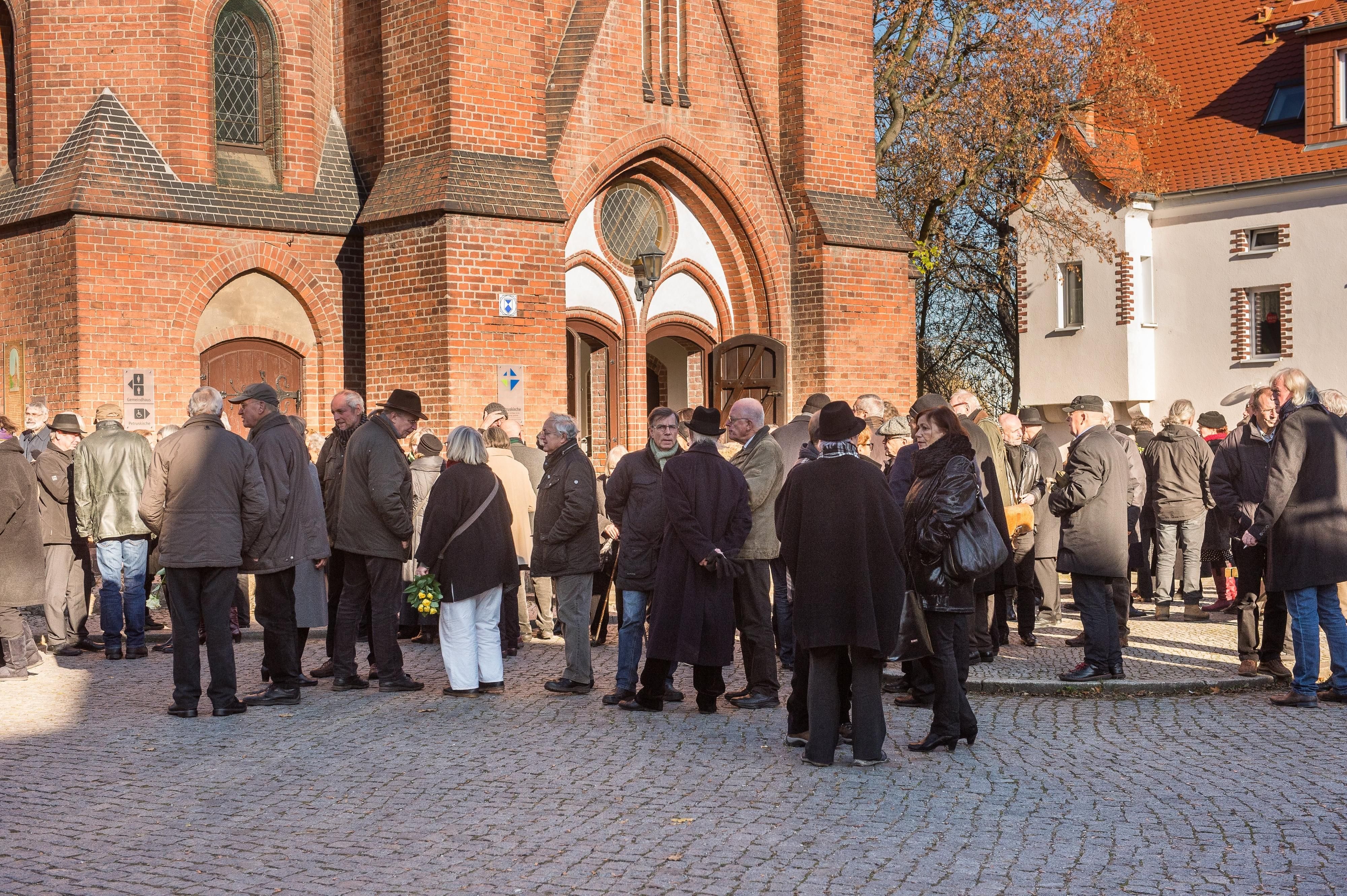 Trauerfeier für Otto Möhwald