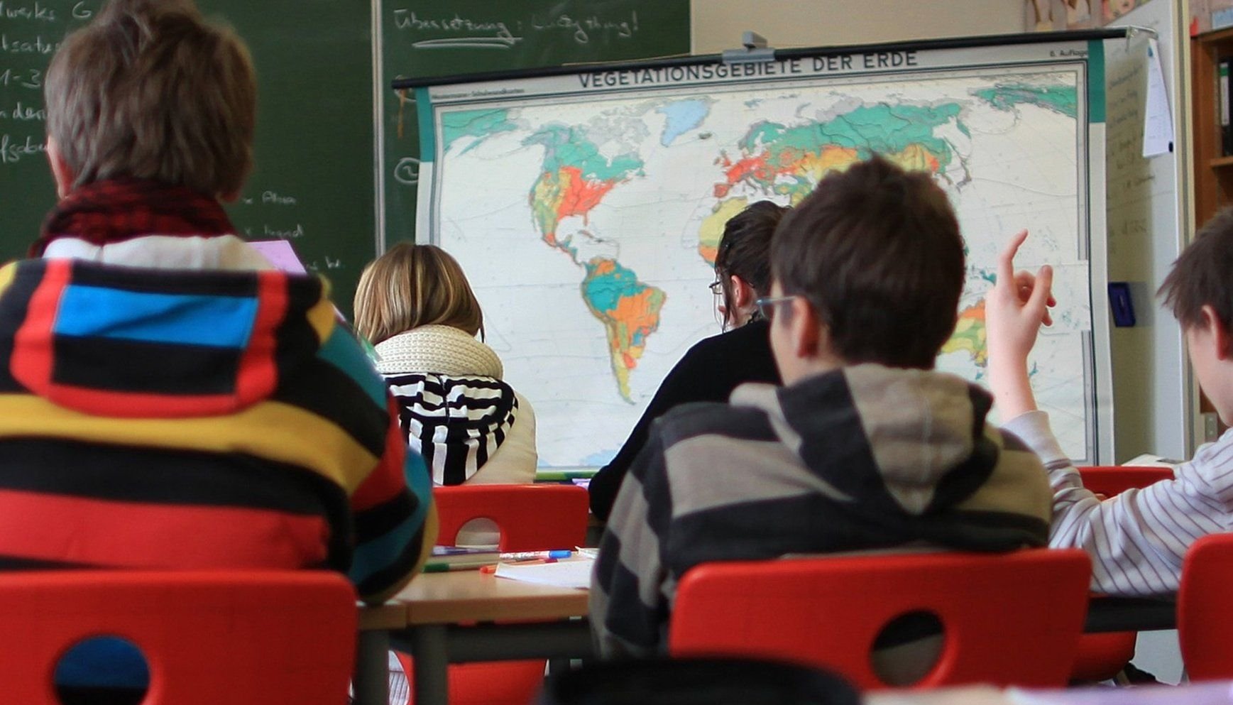 Schüler in einem Klassenraum