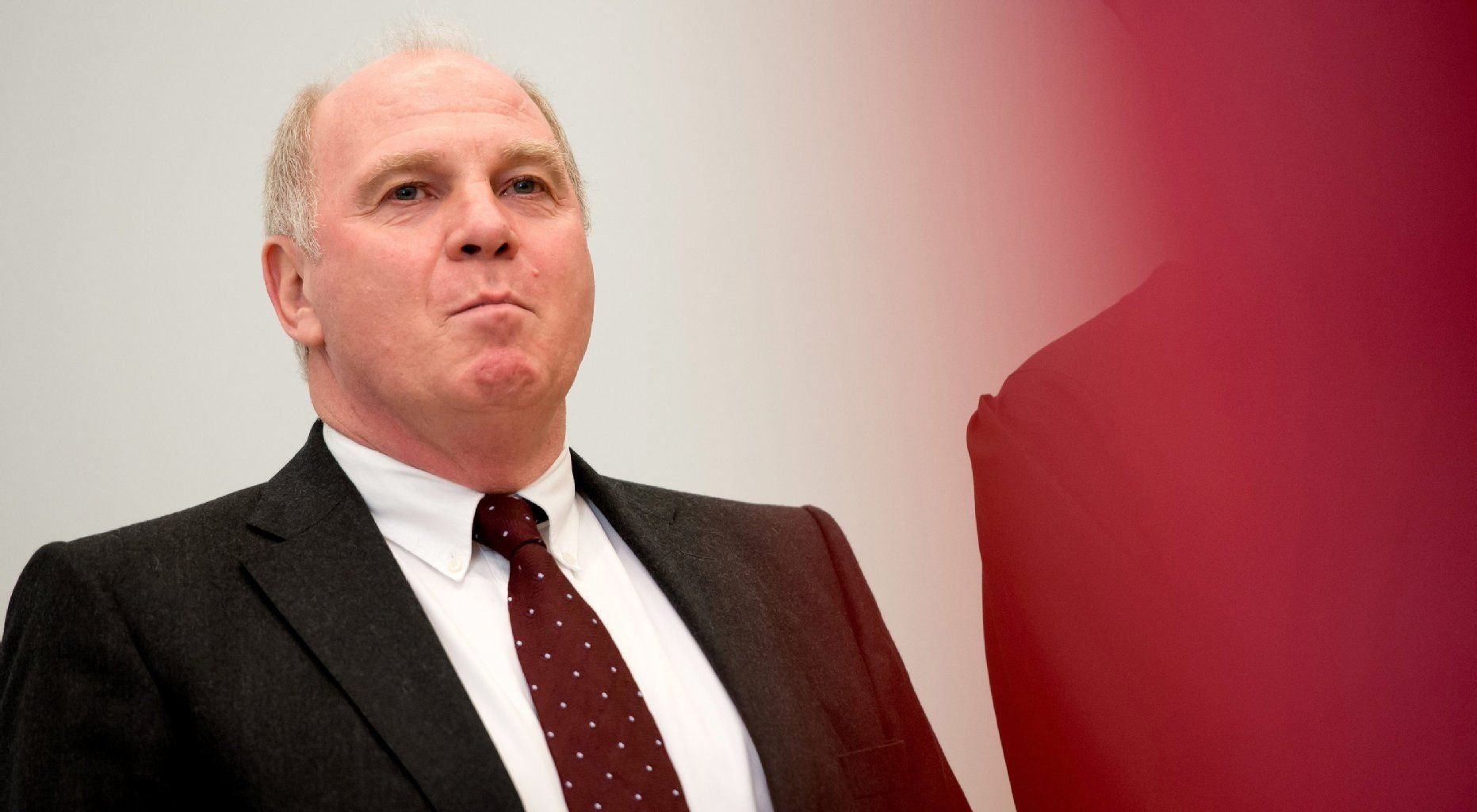 Uli Hoeneß vor Gericht.