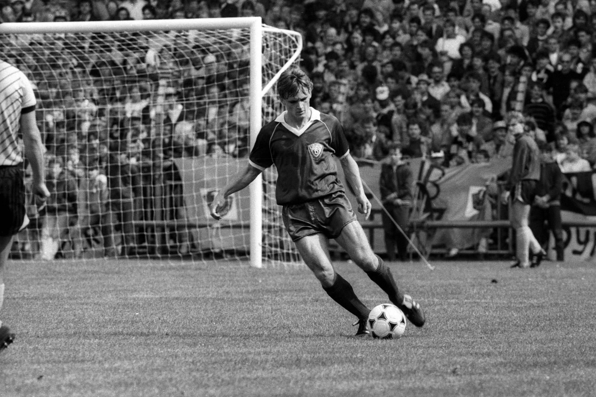Heiko Bonan nach seinem Wechsel aus Magdeburg 1989 im Trikot des BFC Dynamo.