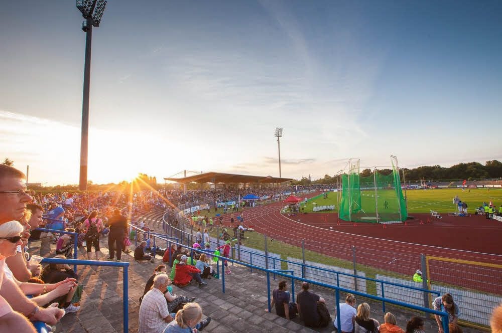 Das Paul-Greifzu-Stadion ist Austragungsort des Anhalt-Meetings der Leichtathleten in Dessau.