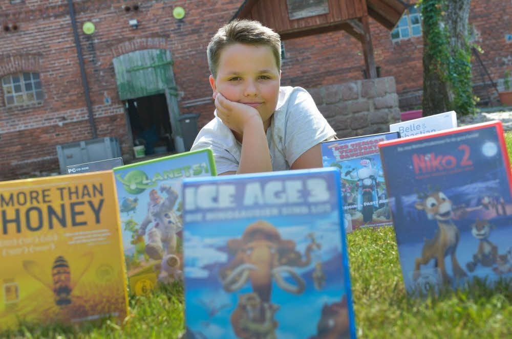 Schon vor seinem Einsatz in der Kinderjury beim Festival „Goldener Spatz“ hat Robert Warmuth aus Libbesdorf sich gern Filme angeschaut.