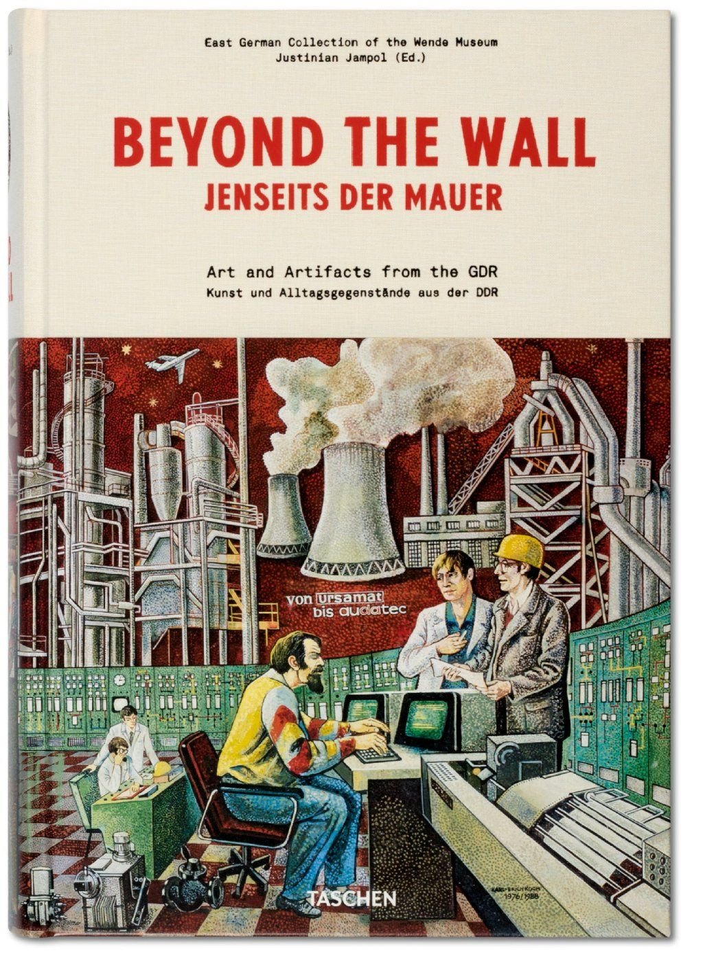 Das Buch «Jenseits der Mauer. Kunst und Alltagsgegenstände aus der DDR». Das Wende Museum in Los Angeles ist eines der umfangreichsten DDR-Archive weltweit - nun kann ein winziger Bruchteil der gewaltigen Sammlung in Buchform betrachtet werden.