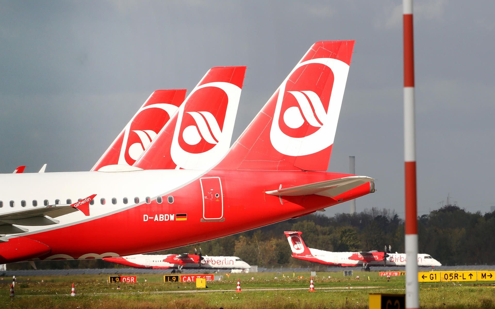 Die insolvente Fluggesellschaft Air Berlin wies zuletzt rund 1,5 Milliarden Euro Schulden aus.