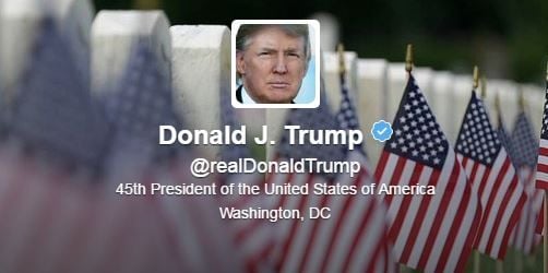 Der Twitter-Account von Donald Trump