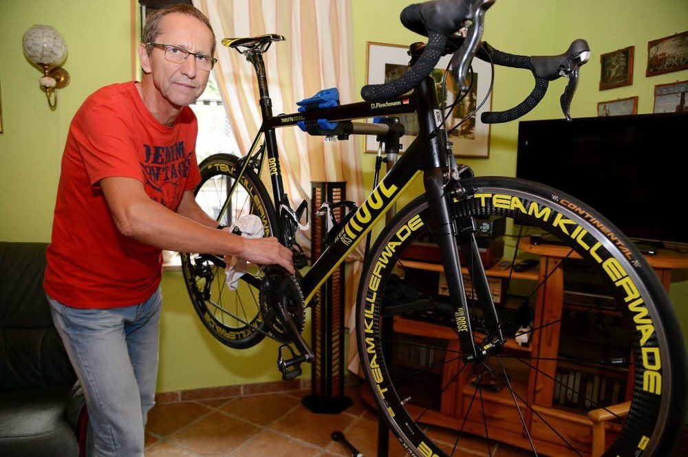 Das Radfahren ist die sportliche Paradedisziplin von Dieter Pörschmann.
