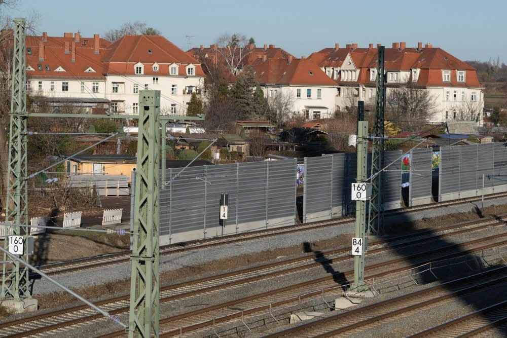 Die neue Wand schützt auch das Thaerviertel, ist aber gar nicht für das Quartier gedacht.